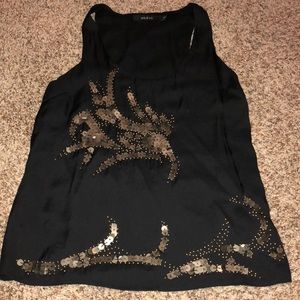 Ark & Co beaded tank top size small